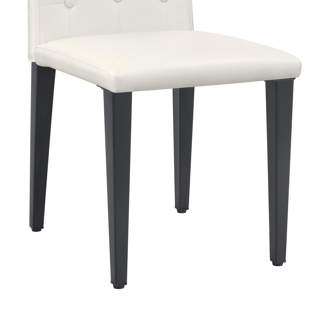 Dining Chairs With Ergonomic Buckle Backrest For Family Dining Rooms
