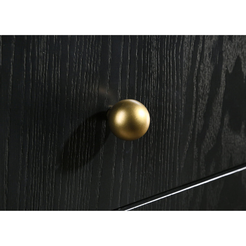 Anser - 3 Drawer Nightstand - Black