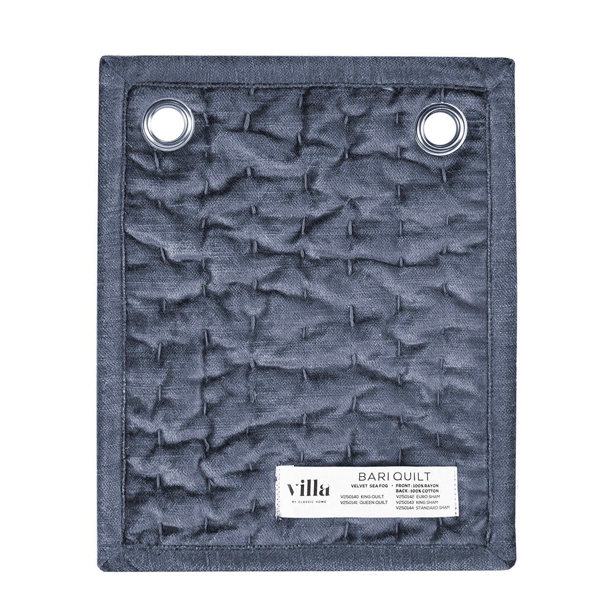 Bari - Velvet Sham - Sea Fog