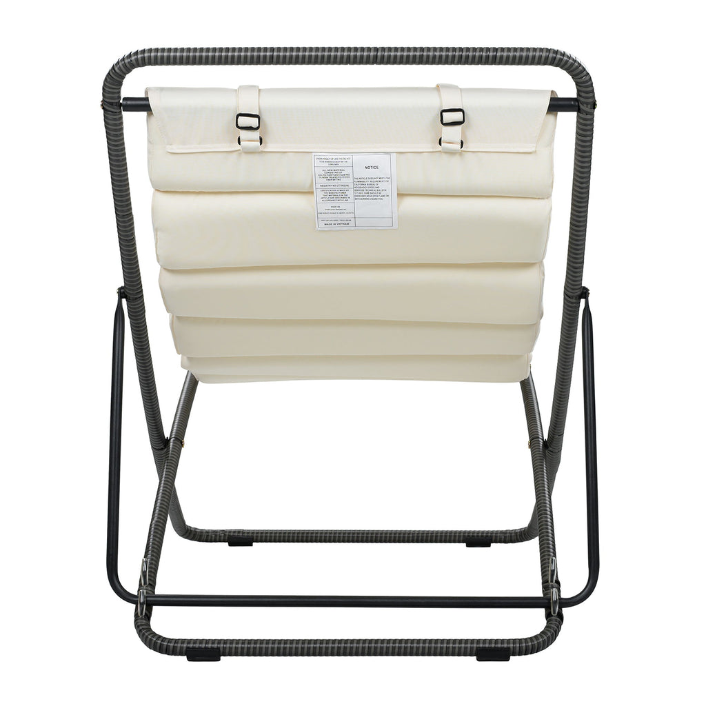 Outdoor Folding Chair With Adjustable Backrest (Set of 2)