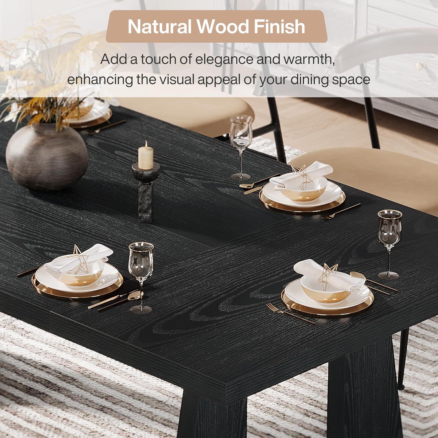 Dining Large Rectangular Kitchen & Dinner Table