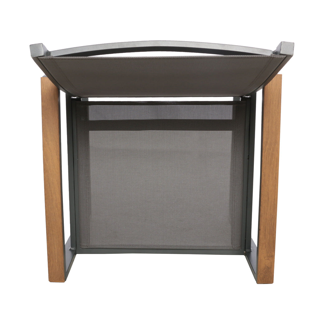 Aresha - Metal Outdoor Dining Armchair (Set of 2) - Gray