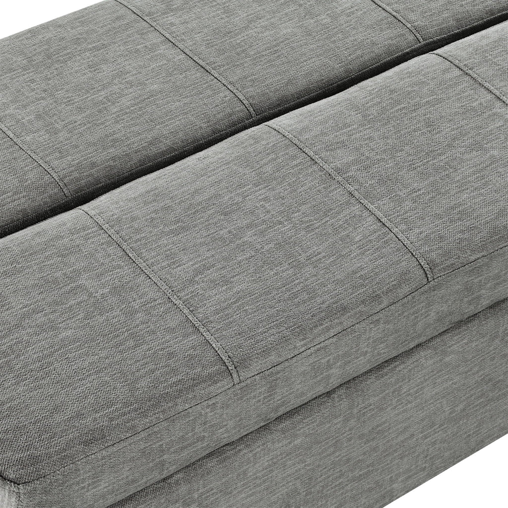 Twin Size Folding Ottoman Sleeper Bed With Mattress Convertible Guest Bed