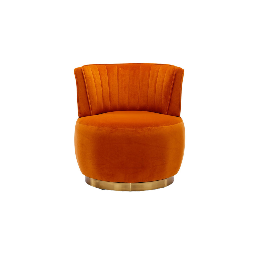 360 Degree Swivel Cuddle Barrel Accent Sofa Chair