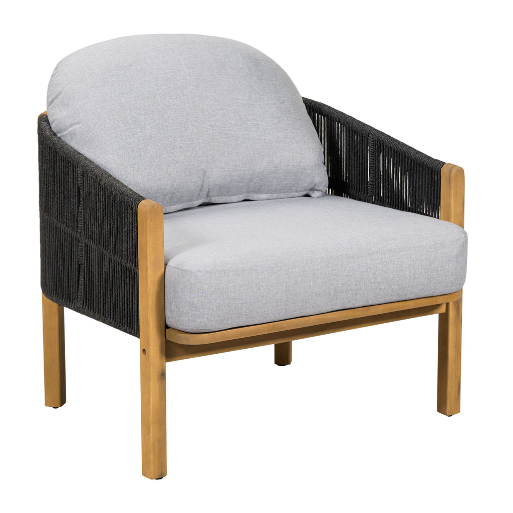 Grotta - Outdoor Wood Club Chair (Set of 2)