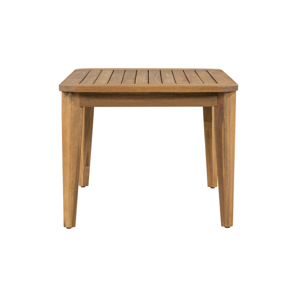 Westin - Outdoor Acacia Wood 4 Pieces Chat Set - Teak / Beige