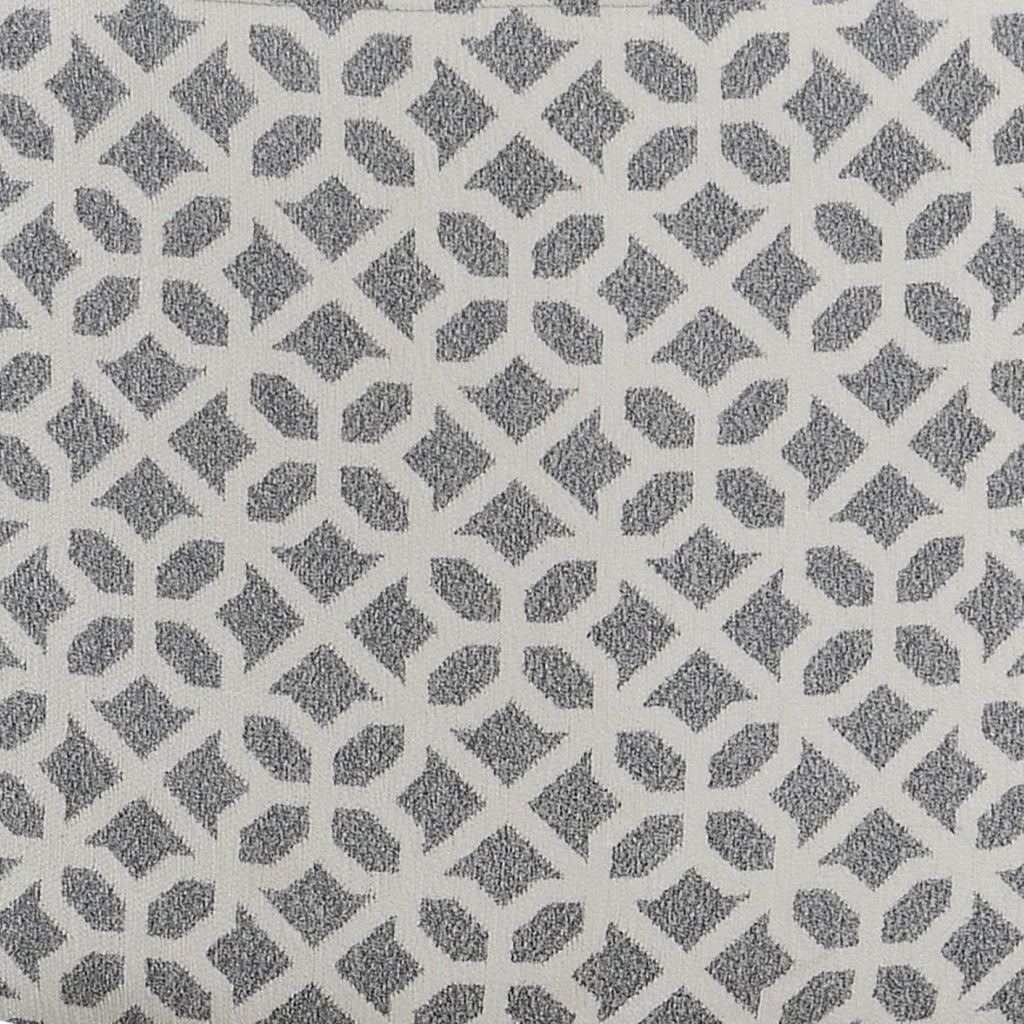 Round Ottoman - Gray