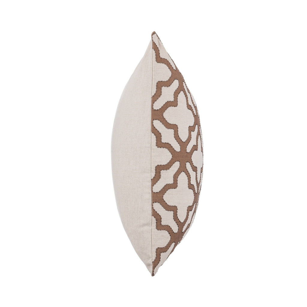 Mullan - 22" x 22"Pillow - Frothed Brown
