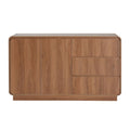 Sideboard, Wide Storage With 2 Doors And 3 Drawers