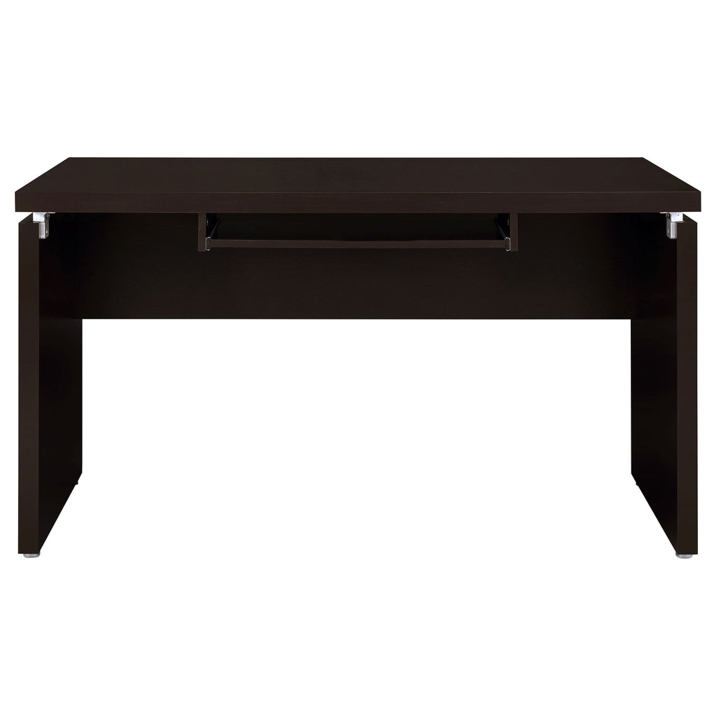 Ulloa - L Shaped Office Desk With Slide Out Keyboard Tray And Storage Drawers - Cappuccino