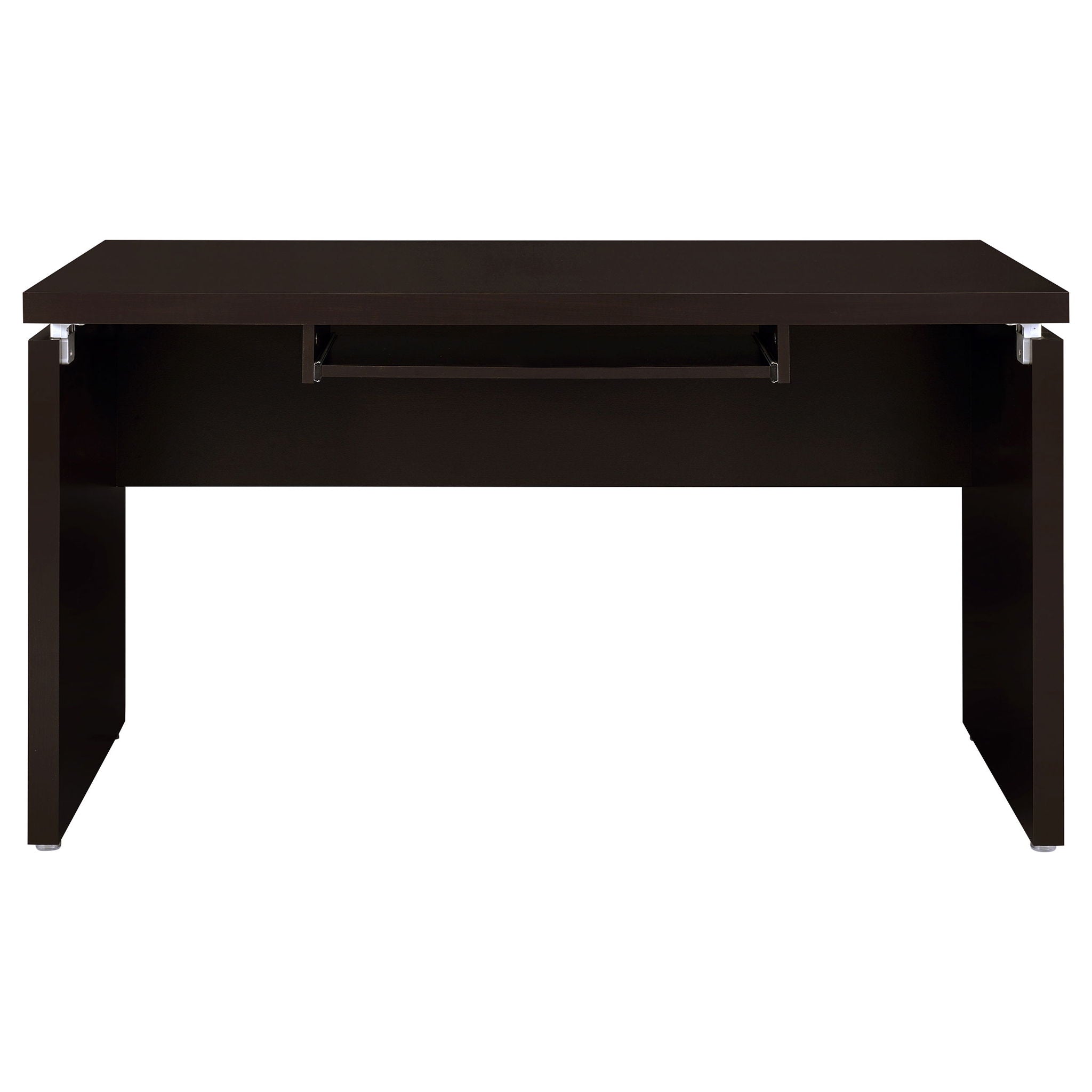 Ulloa - L Shaped Office Desk With Slide Out Keyboard Tray And Storage Drawers - Cappuccino