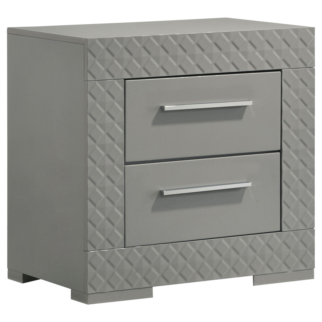 Pierce - 4 Piece Bedroom Set With LED Lighting