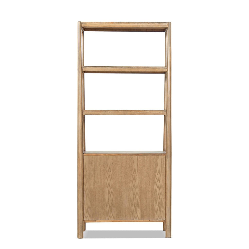 Nolan - Bookcase With Lower Cabinet - Natural