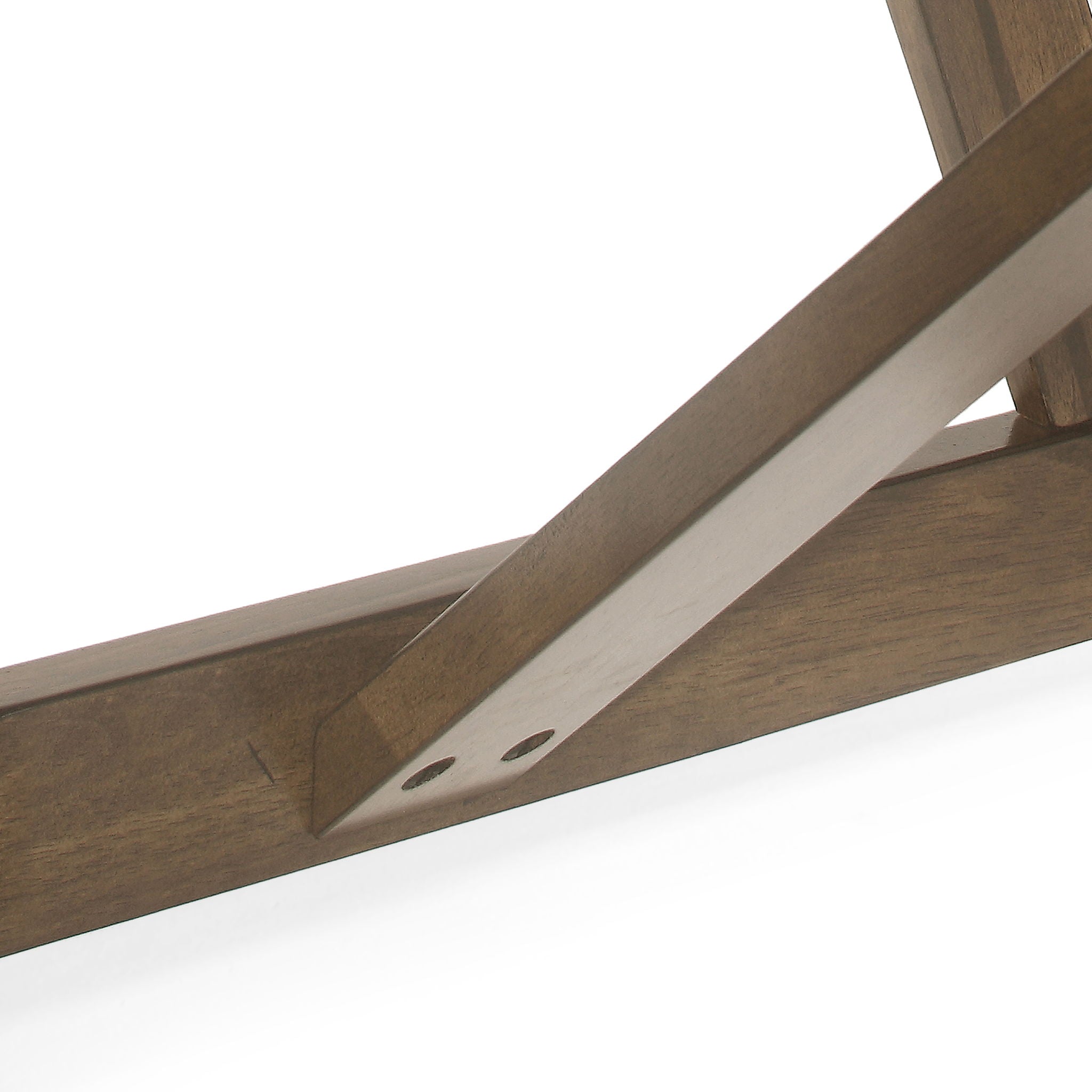 Farmhouse Style Dining Table With Wood Like Top