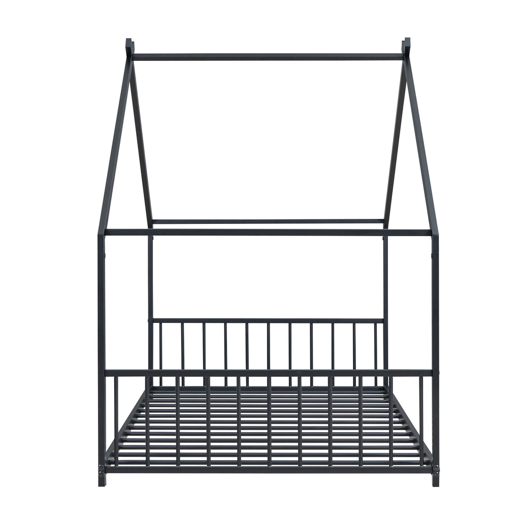 Metal House Bed