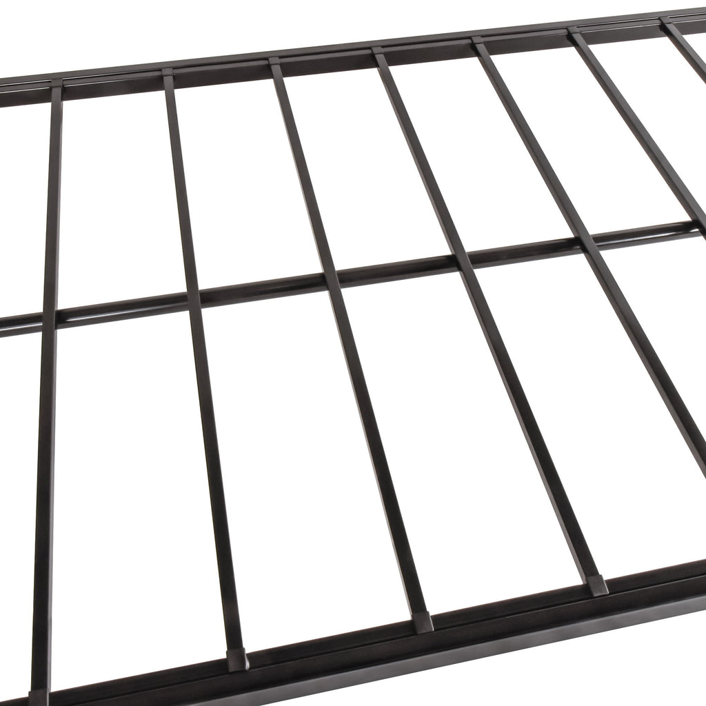 Space Saving Bunk Bed With Metal Frame And Ladder