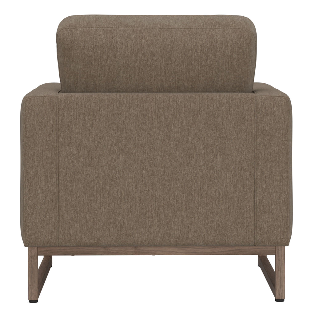 Accent Chair With Track Arm Design