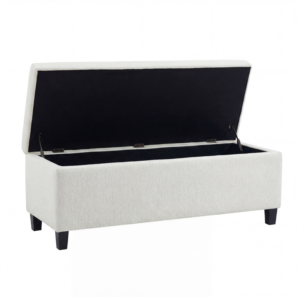 Upholstered Storage Ottoman Bench