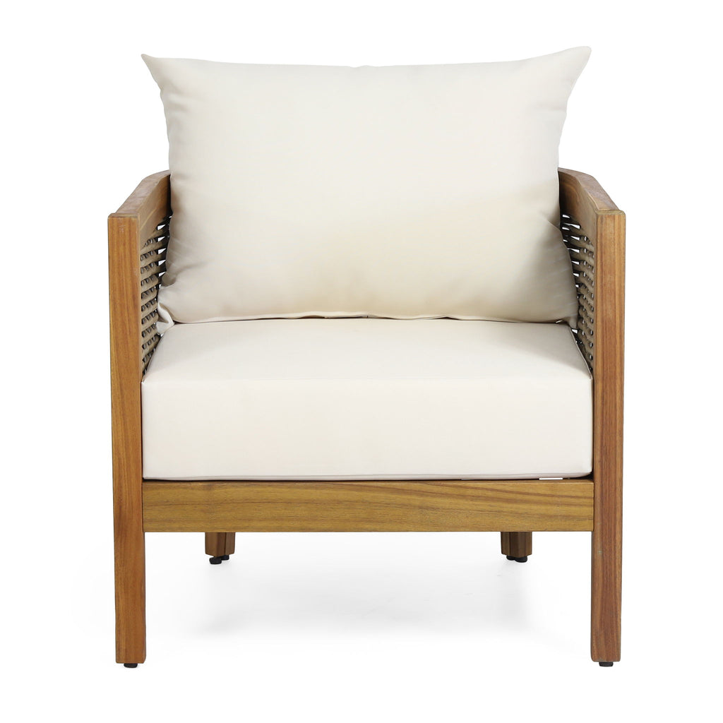 Outdoor Seating Group With Cushions And Coffee Table