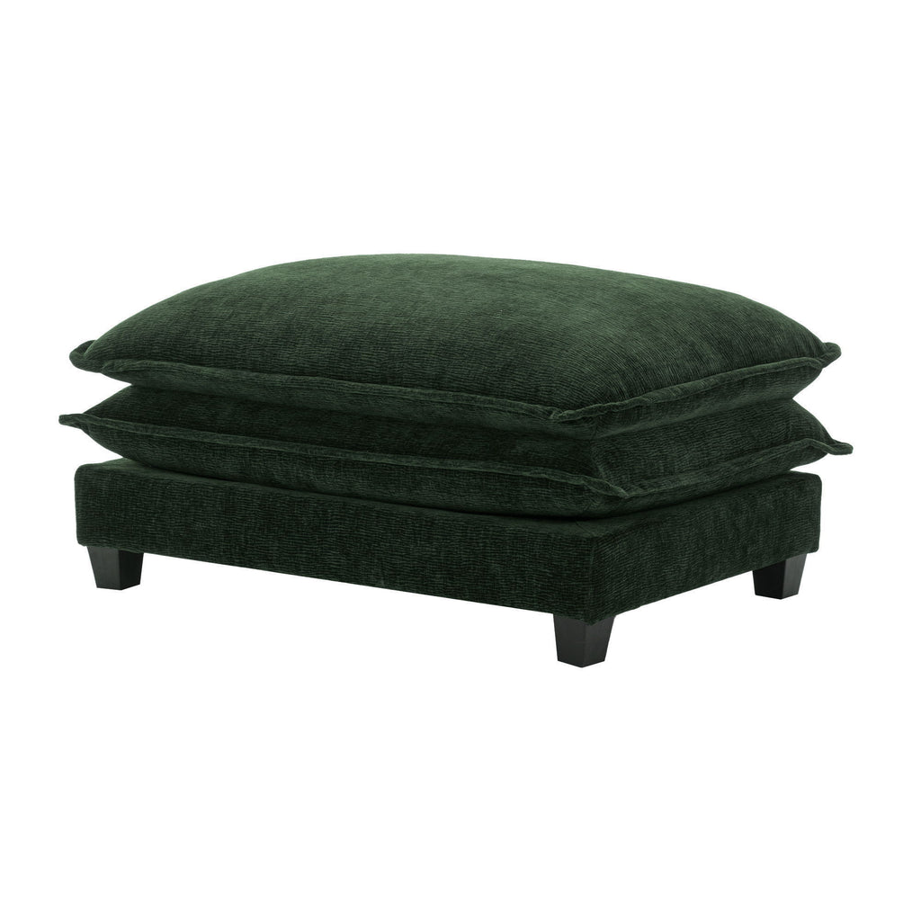 Sectional Sofa Upholstered Sofa With Two Removable Ottoman, Two USB Ports, Two Cup Holders And Large Storage Box For Living Room