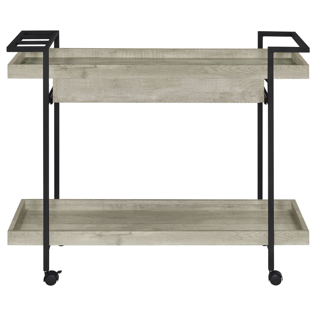 Begonia - 1 Drawer Cart - Driftwood