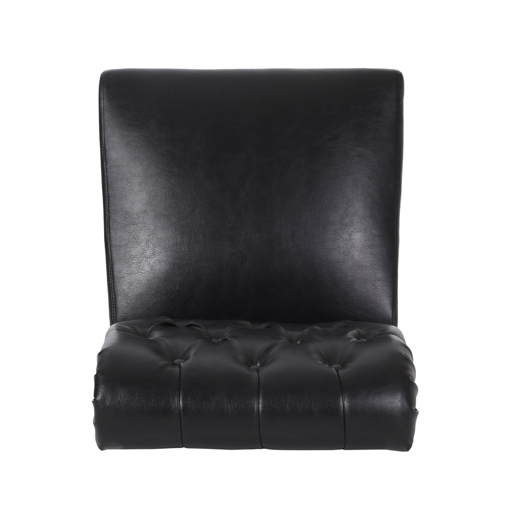 Broxton - Tuft Dining Rolltop Chairs With Button Tufted Backrest (Set of 2)