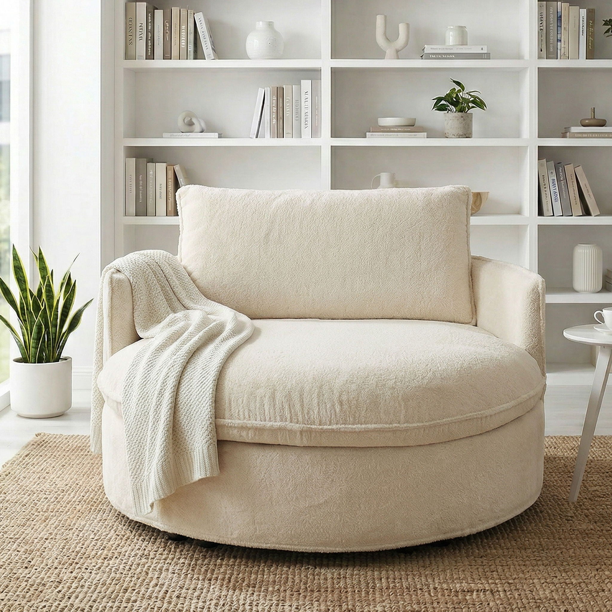 Round Lounge Sofa Chair For Living Room