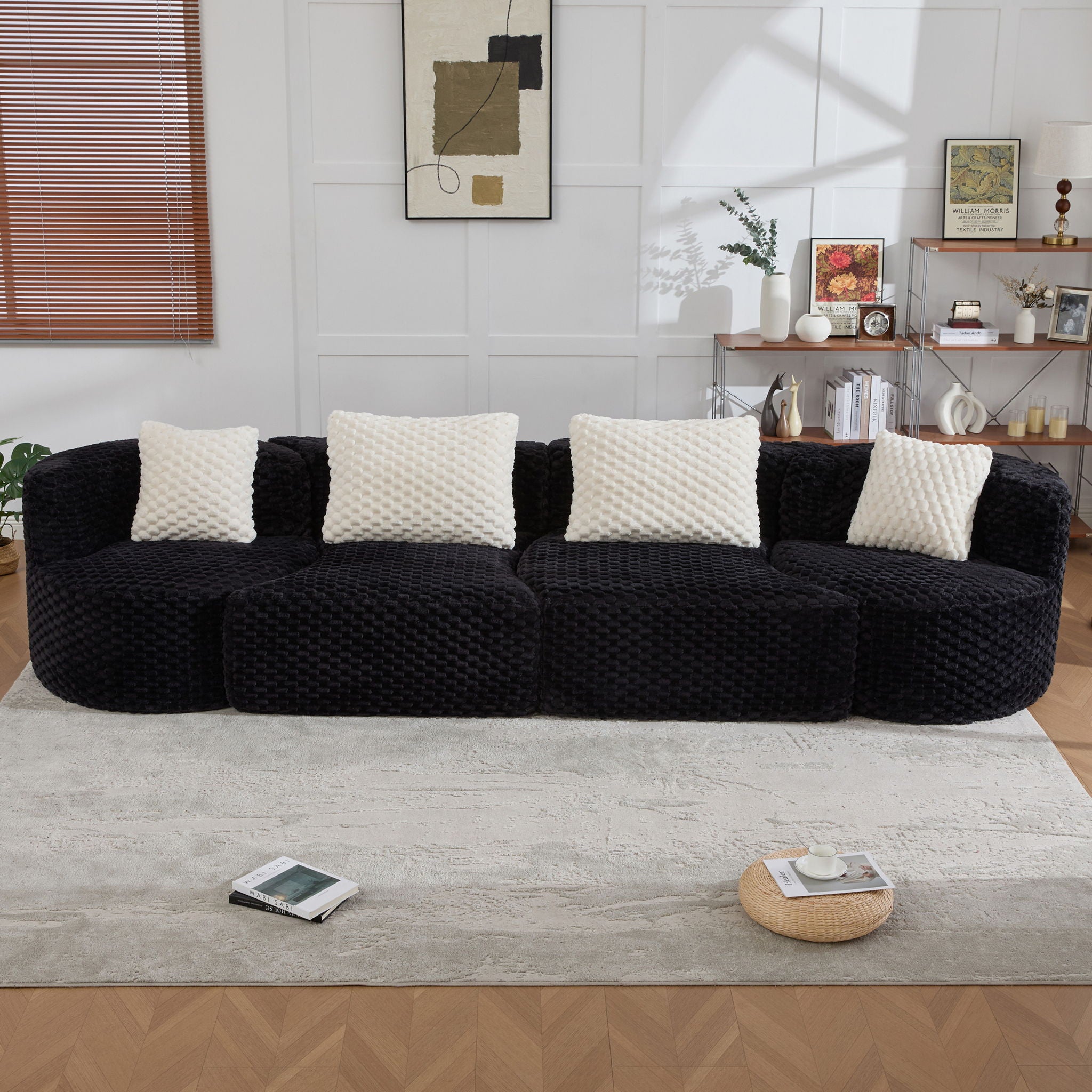Modular Sectional Sofa With Free Combination Design