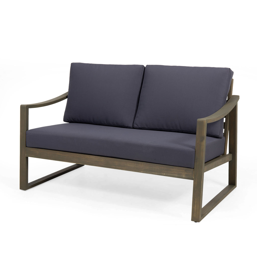4 Person Outdoor Seating Group With Water Resistant Cushions