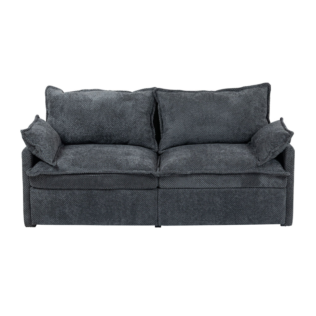 Pull Out Sofa Bed, Convertible Sleeper Sofa Couch, Side Storage, And USB / C - Type Charging Ports Chair