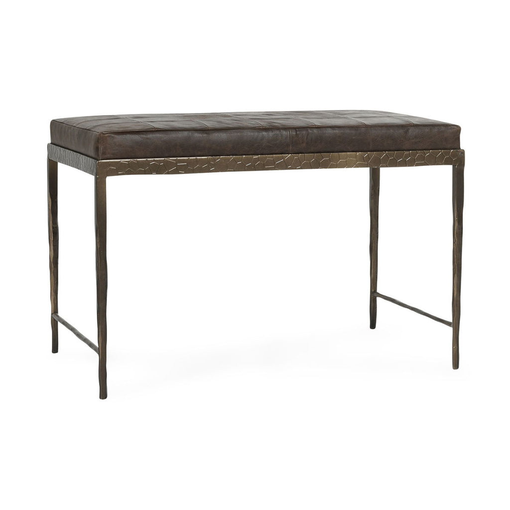 Malo - 28" Leather Bench