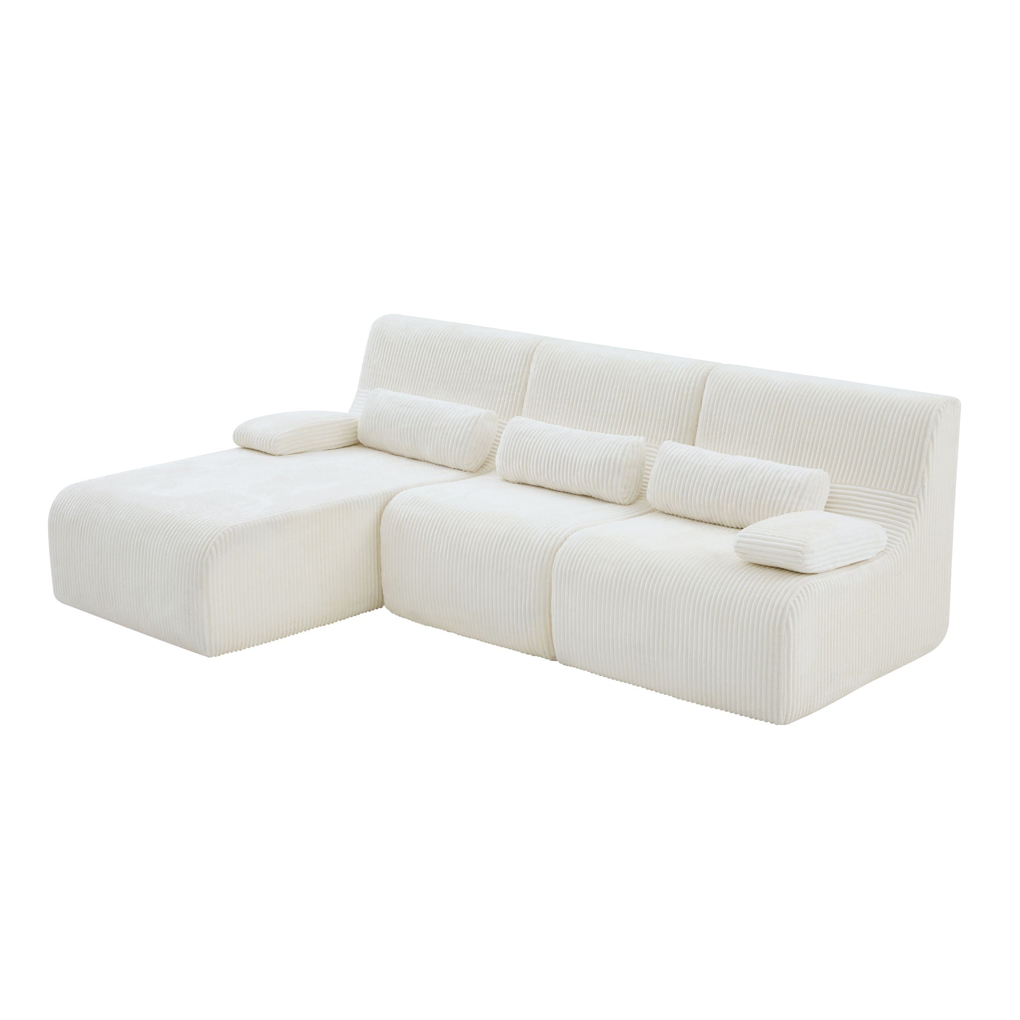 Oversized Sectional Sofa, Living Room Seating With Modular Design