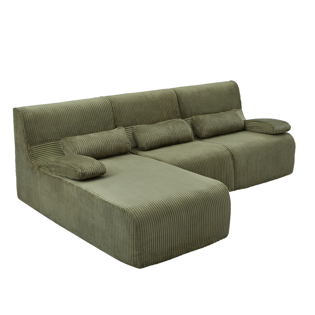 Oversized Sectional Sofa, Living Room Seating With Modular Design