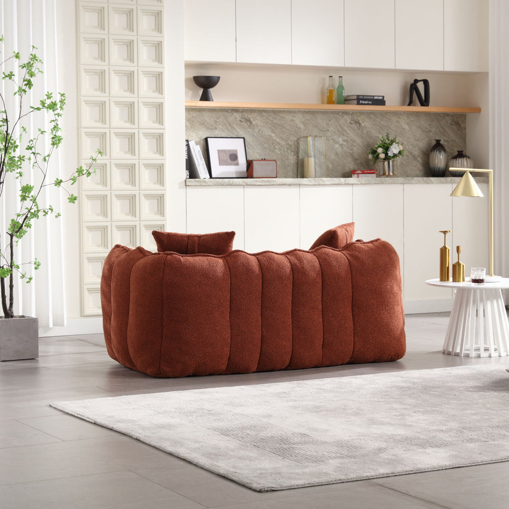 Cozy Beanbag Chair With High Resilience Foam Core For 2
