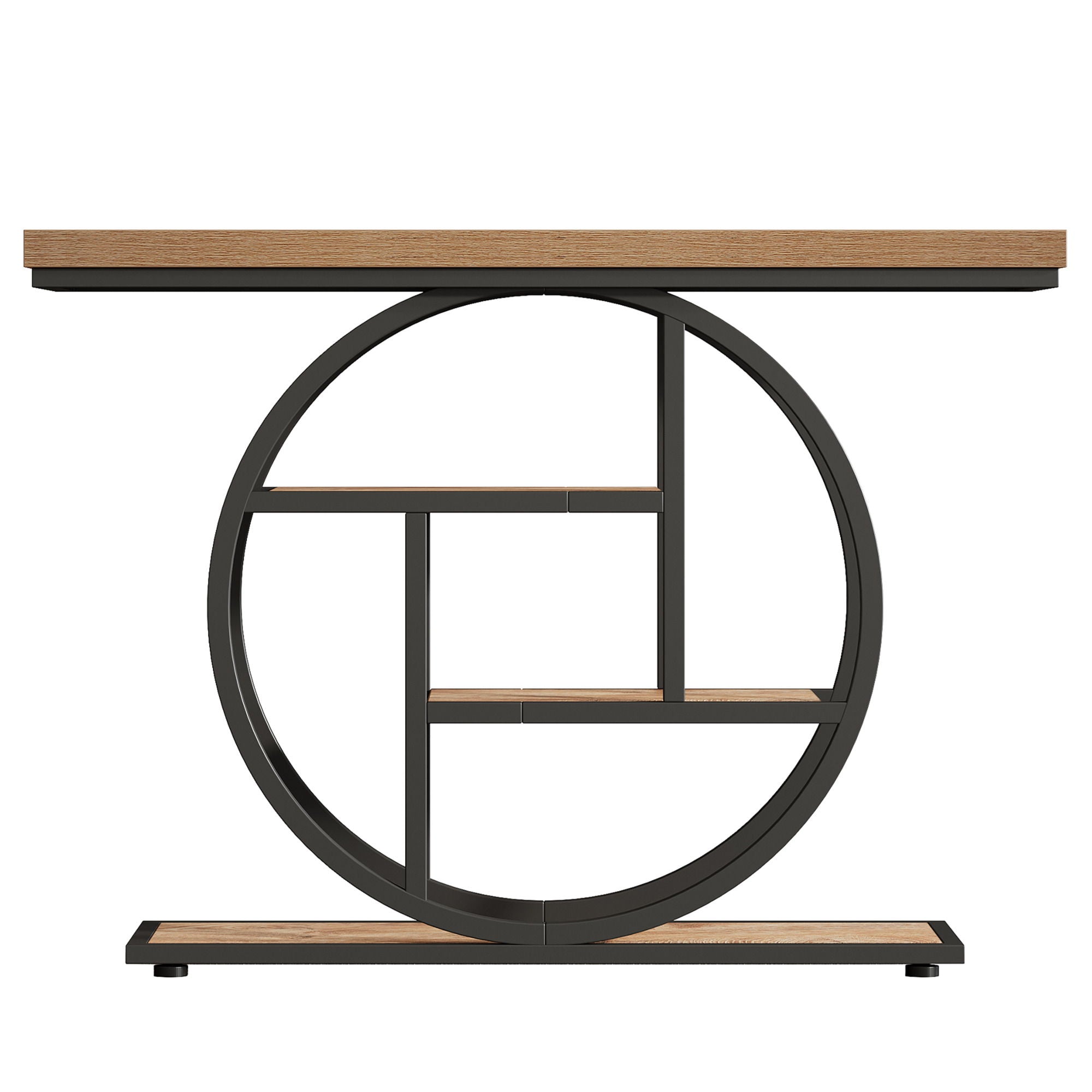 Console Table With 4 Tier Design For Living Hallway