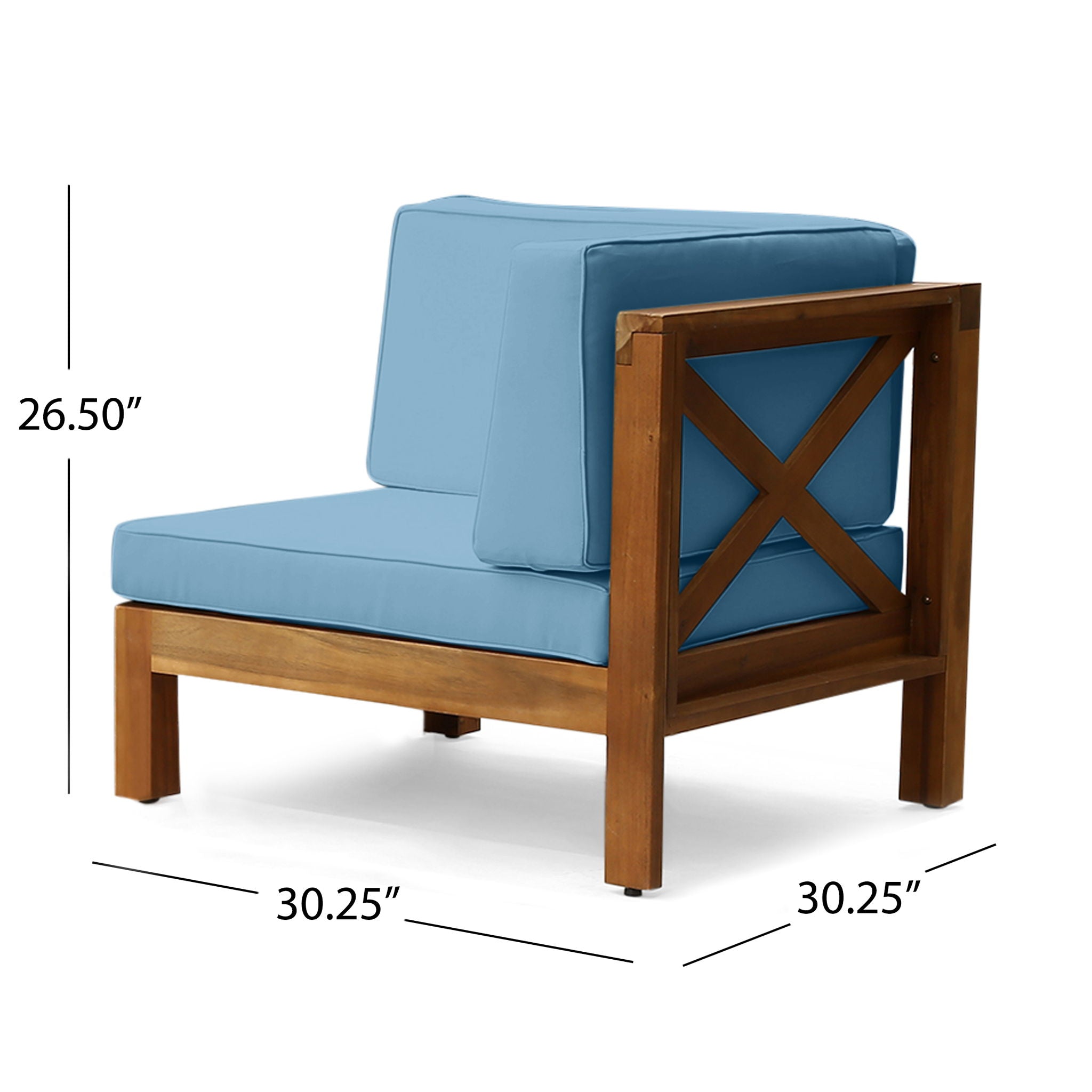 Brava - X Back Arm Chair