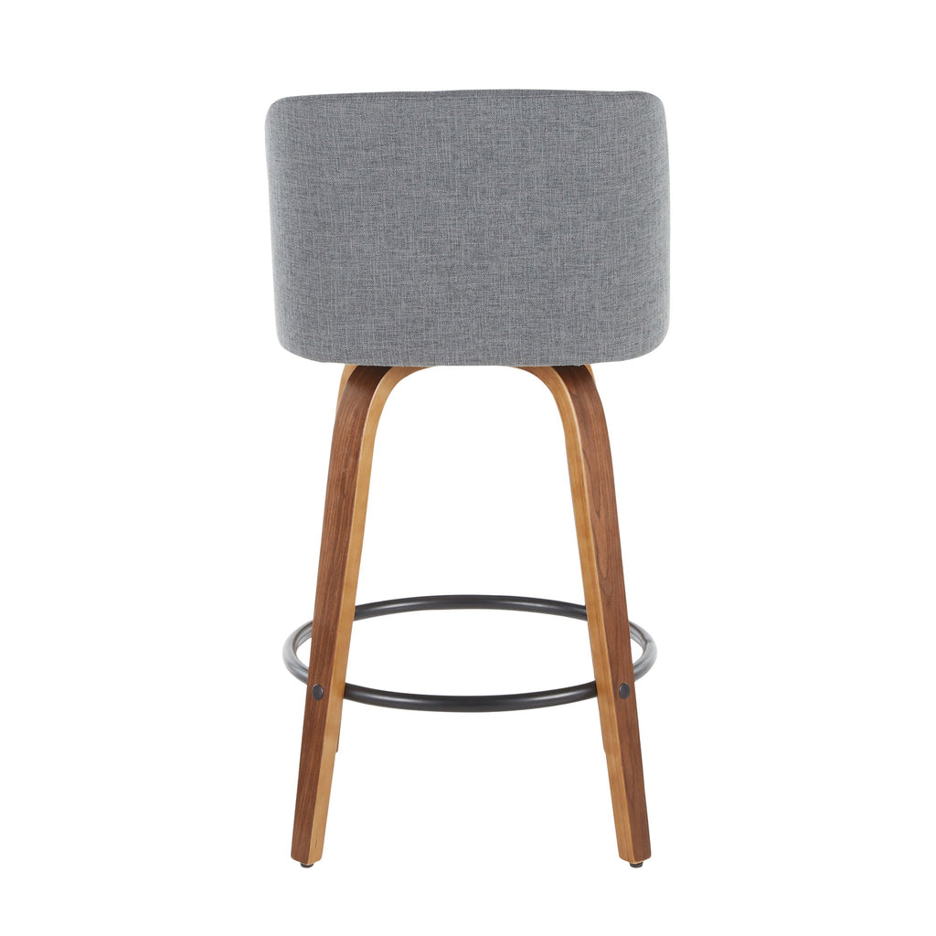 Toriano - Mid Century Modern, Counter Stool (Set of 2)