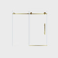 Frameless Shower Door, Smooth Sliding Tracks