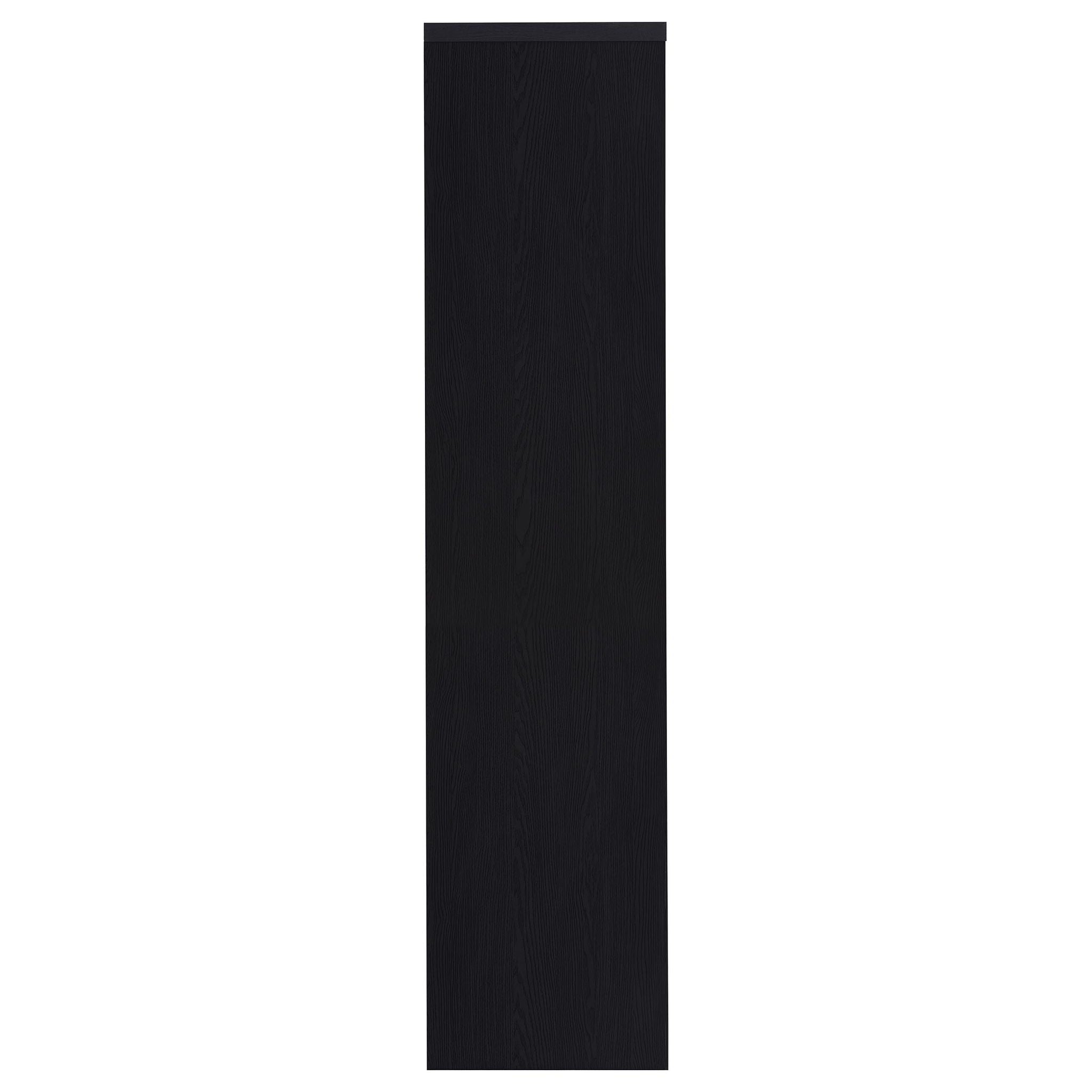 Sloat - 3 Shelf Media Tower With Cabinet Storage - Black