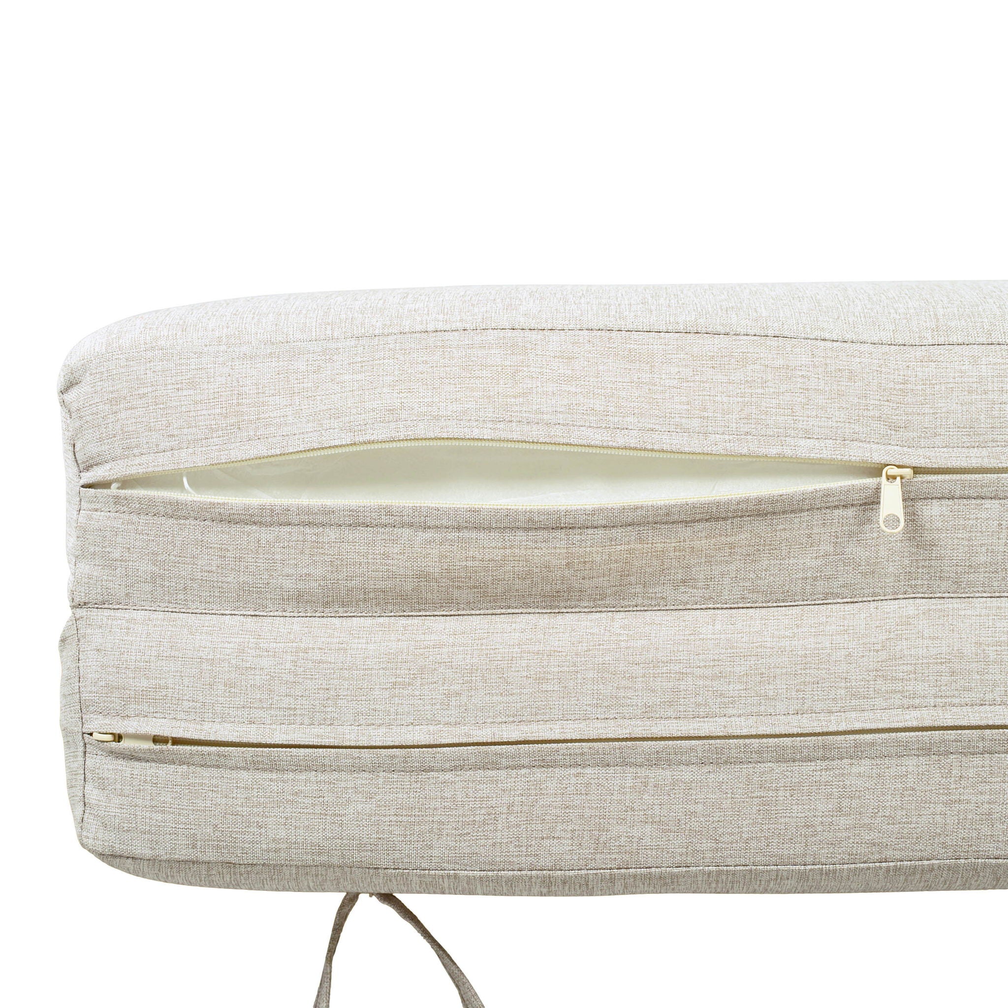 Outdoor Chaise Lounges With Water-Resistant Cushions, Adjustable Backrest