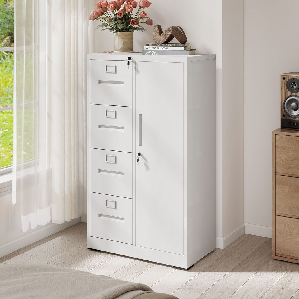Storage Vertical Filing Cabinet With Lock