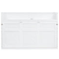 Murphy Bed With Desk, LED Light And USB Charging Station