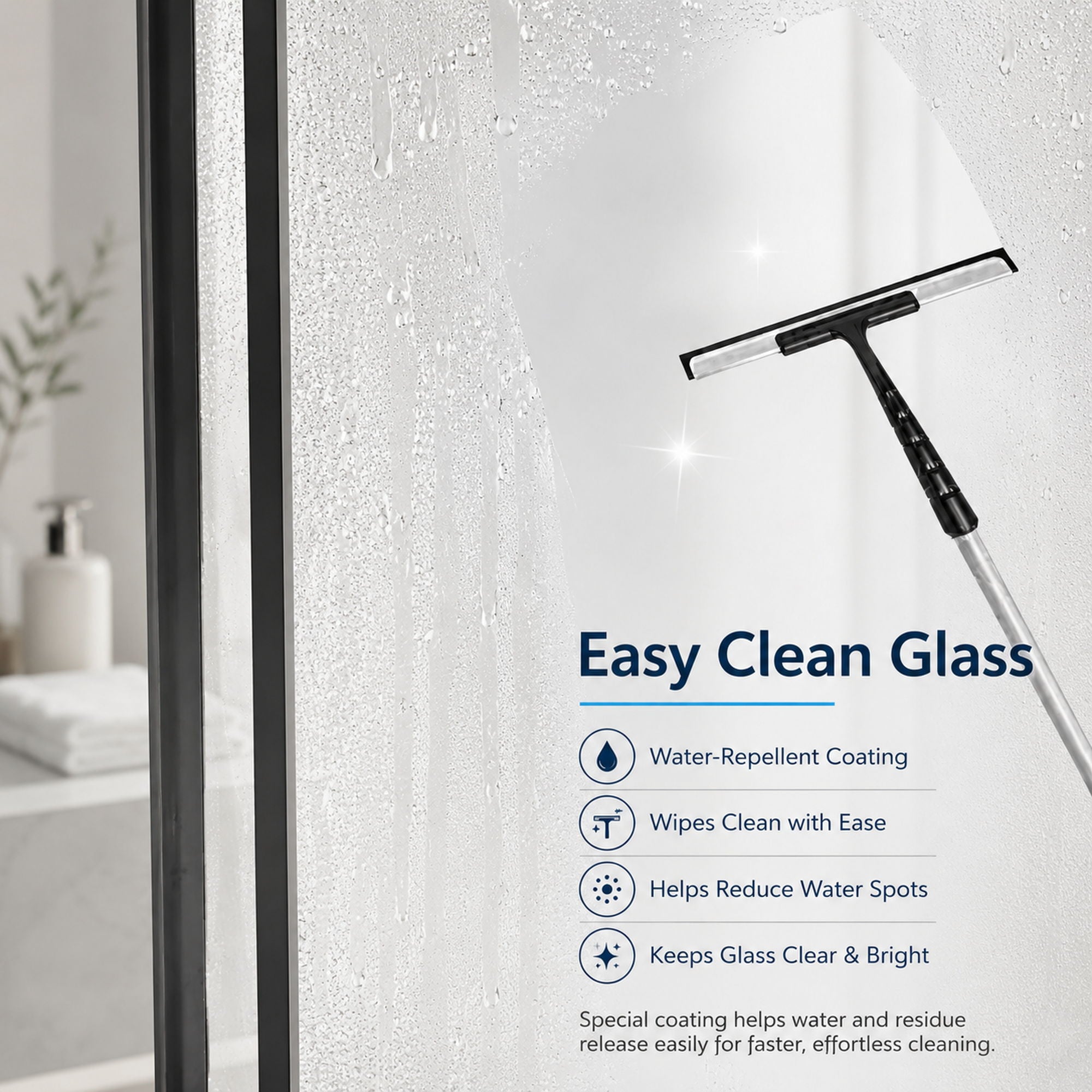 Frameless Shower Door With Soft Closing