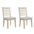 Upholstered Armless Chairs With High Ladder Back