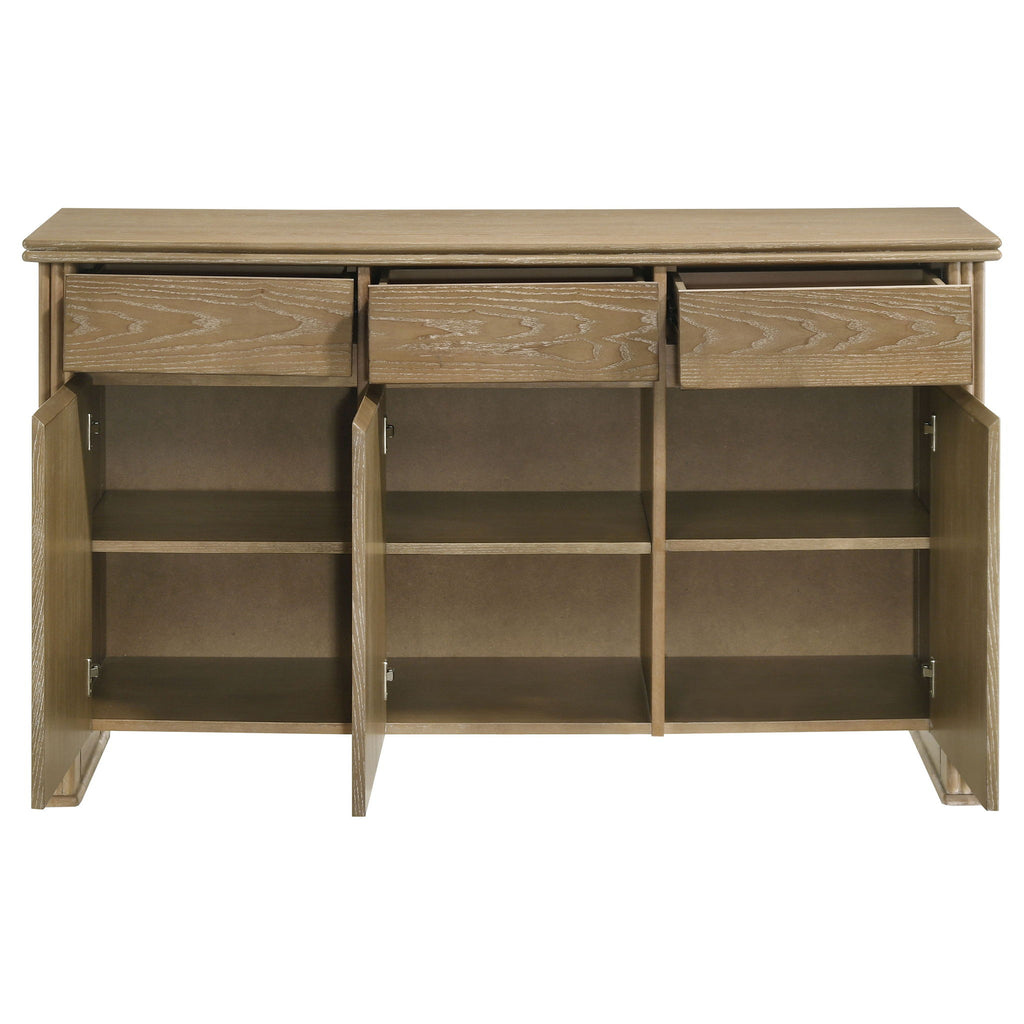 Dreydon - 3 Door Sideboard Server - Light Brown