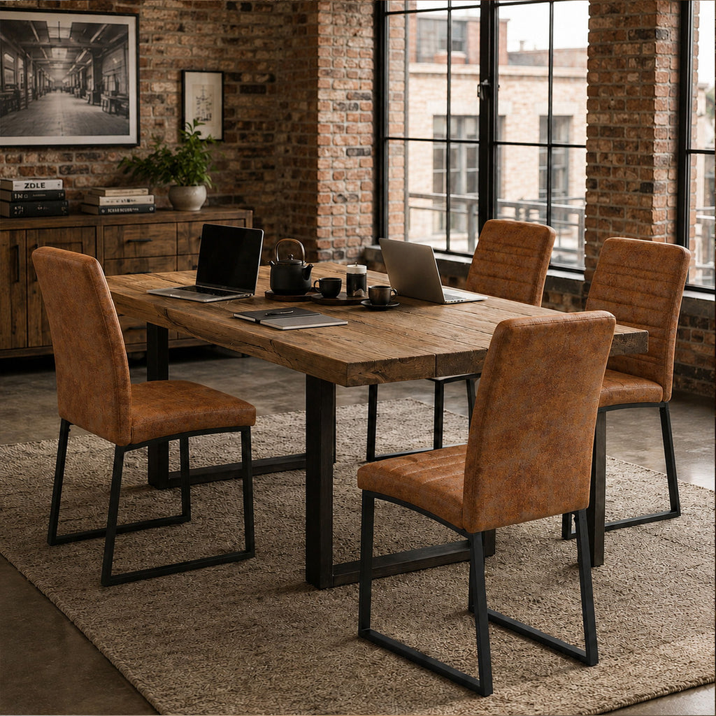 Oversized Square Design Dining Chairs For Home