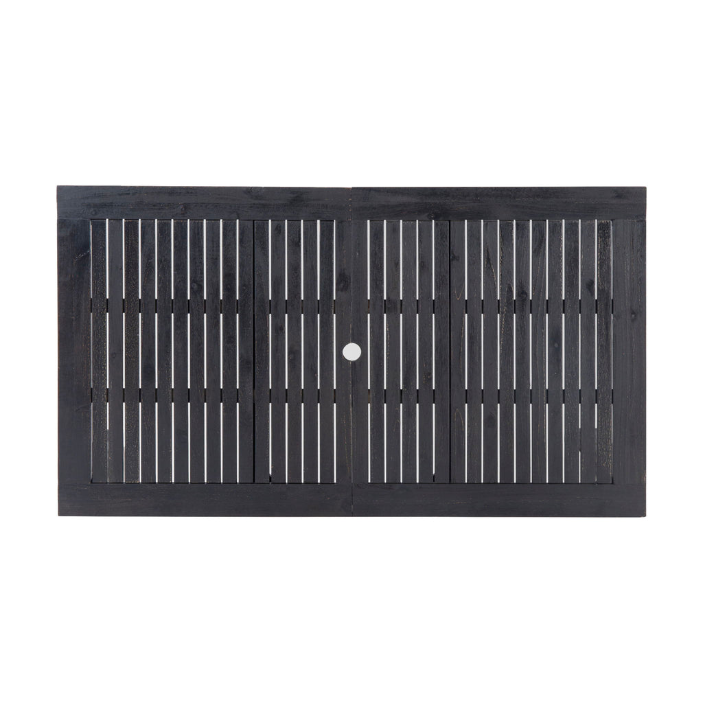 Outdoor Expandable Dining Table With Square Legs