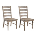 Ladderback Dining Chairs, (Set of 2) - Taupe