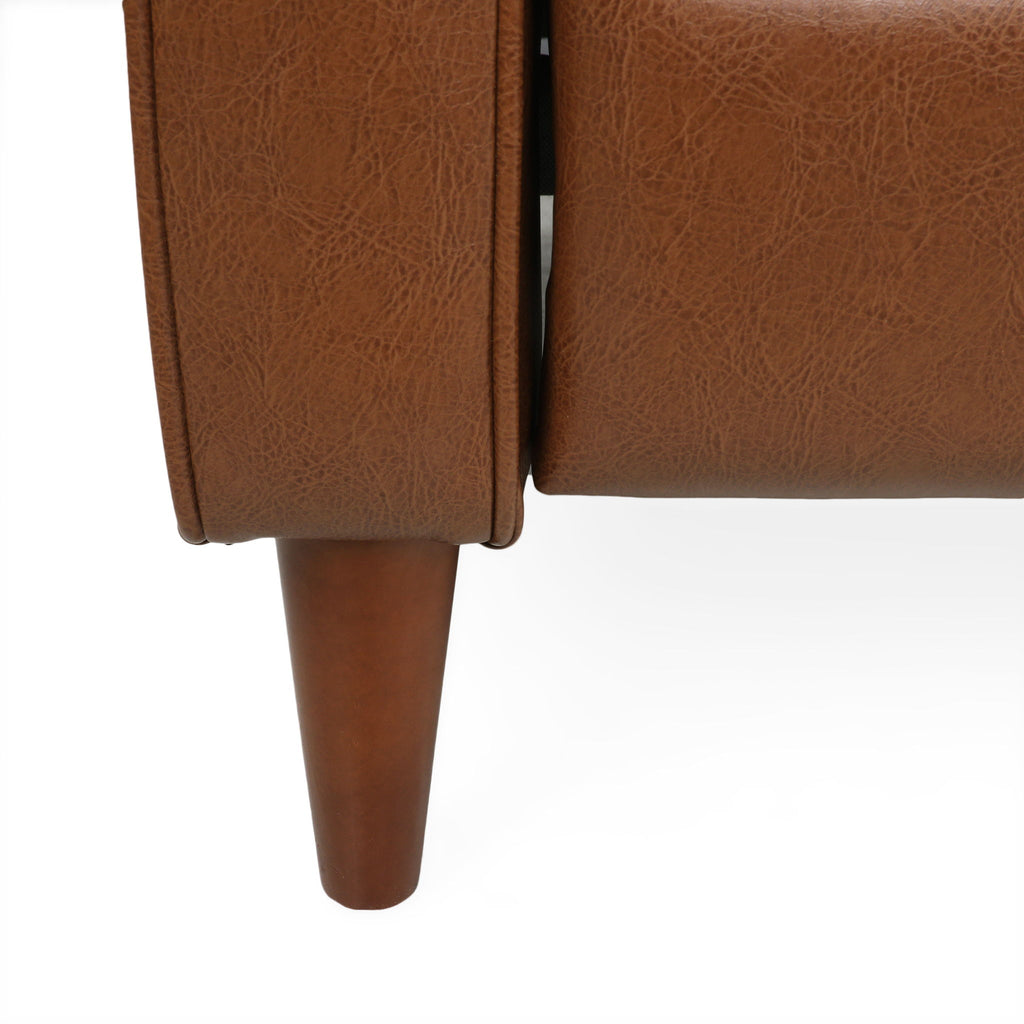 Manville - Contemporary Tufted Loveseat Pushback Recliner