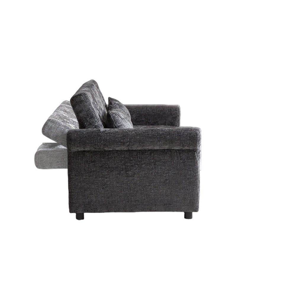 Loveseat Sofa Bed, Pull - Out Couch Sleeper & 2 Pillows